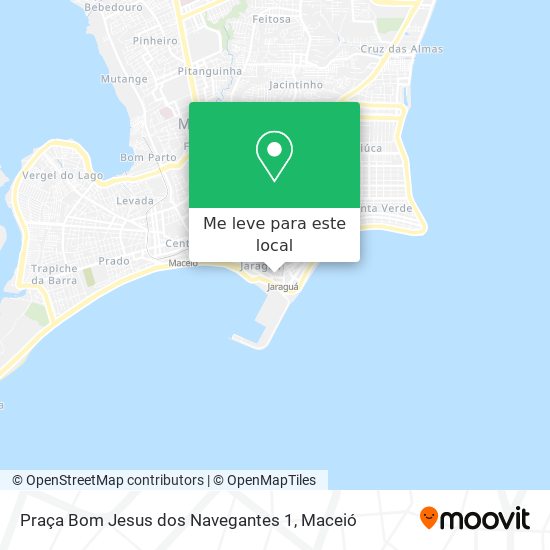 Praça Bom Jesus dos Navegantes 1 mapa