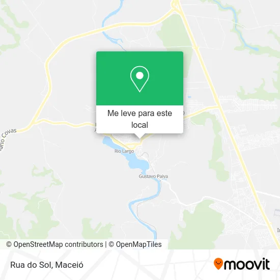 Rua do Sol mapa
