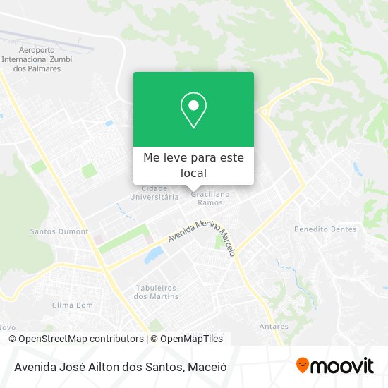 Avenida José Ailton dos Santos mapa