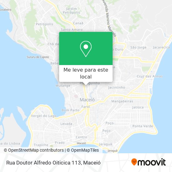 Rua Doutor Alfredo Oiticica 113 mapa
