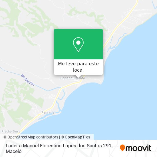 Ladeira Manoel Florentino Lopes dos Santos 291 mapa