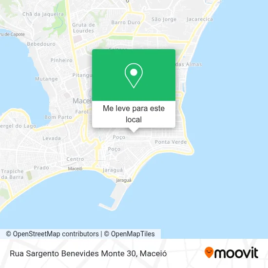 Rua Sargento Benevides Monte 30 mapa