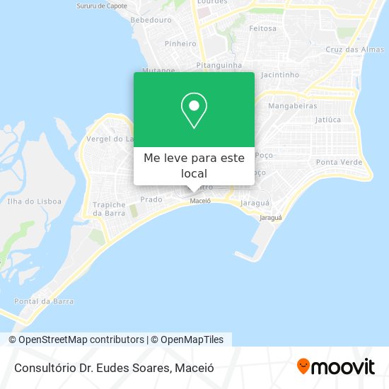 Consultório Dr. Eudes Soares mapa