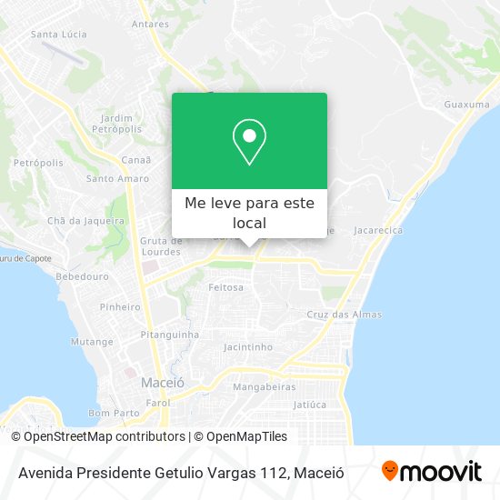 Avenida Presidente Getulio Vargas 112 mapa