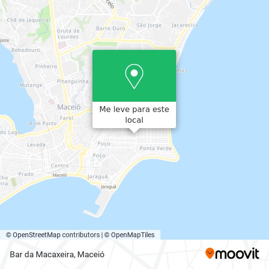 Bar da Macaxeira mapa