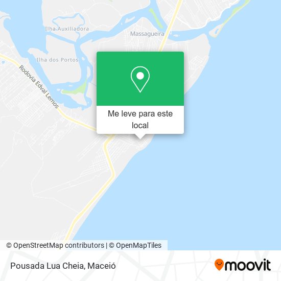 Pousada Lua Cheia mapa