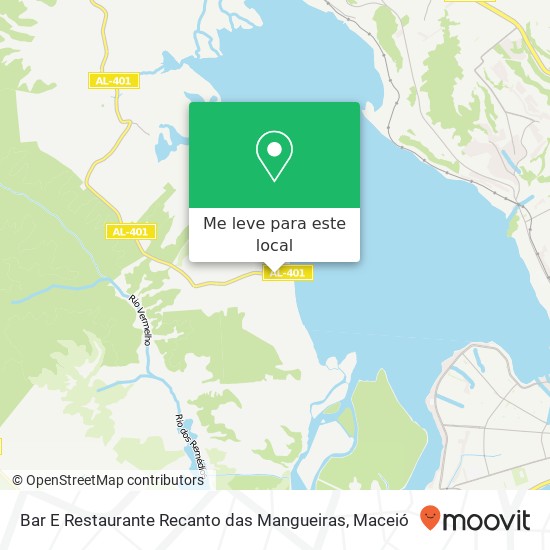 Bar E Restaurante Recanto das Mangueiras, Rua João XXIII Coqueiro Seco Coqueiro Seco-AL 57140-000 mapa