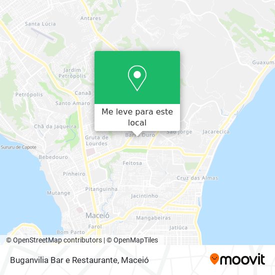 Buganvilia Bar e Restaurante mapa