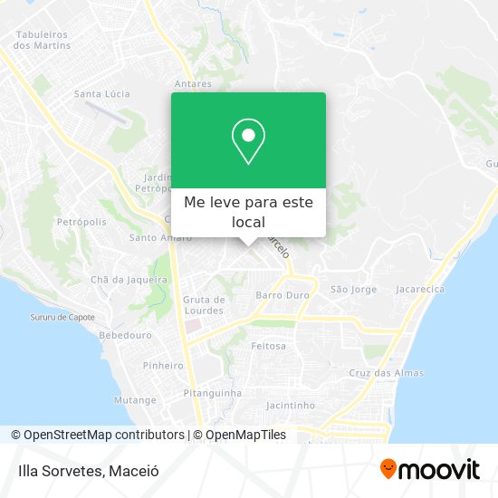 Illa Sorvetes mapa