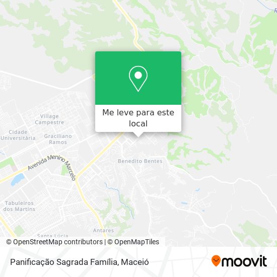 Panificação Sagrada Família mapa