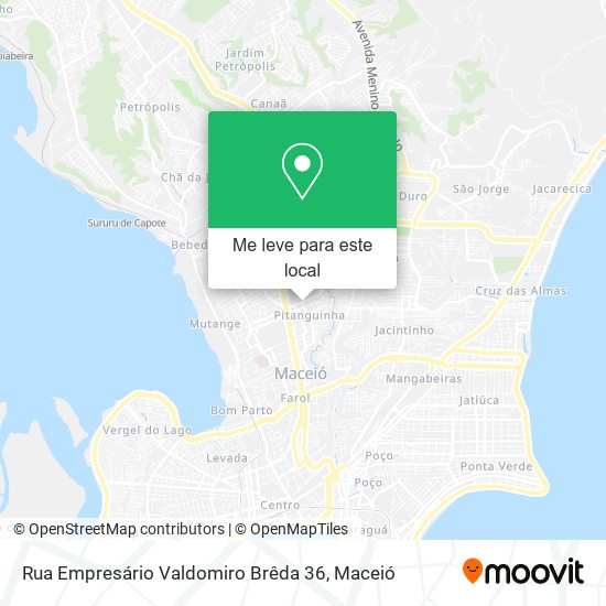 Rua Empresário Valdomiro Brêda 36 mapa