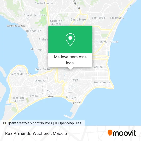 Rua Armando Wucherer mapa