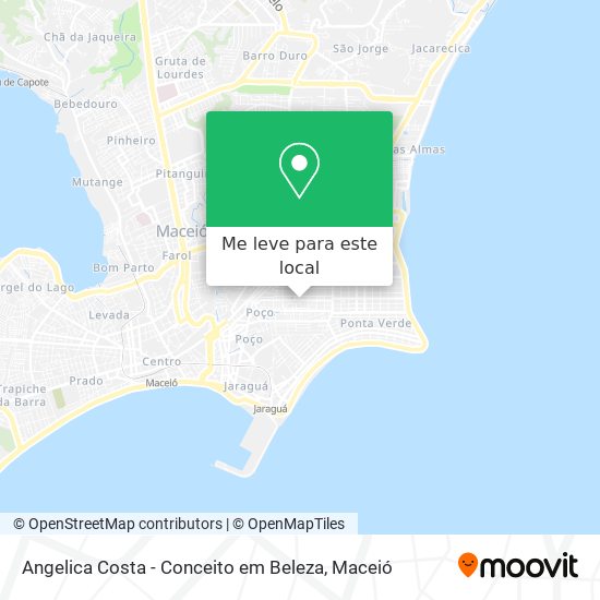 Angelica Costa - Conceito em Beleza mapa