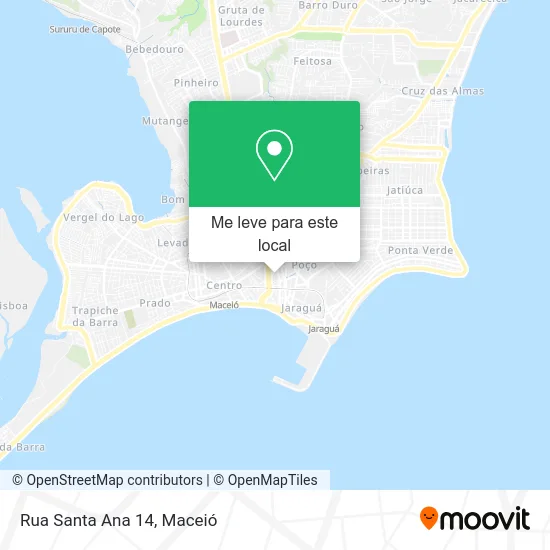 Rua Santa Ana 14 mapa
