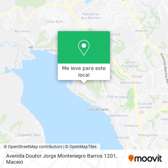Avenida Doutor Jorge Montenegro Barros 1201 mapa
