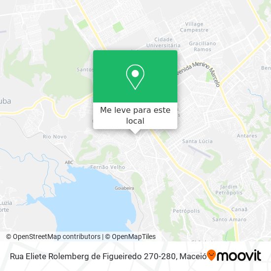 Rua Eliete Rolemberg de Figueiredo 270-280 mapa