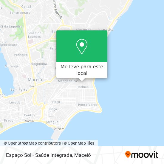 Espaço Sol - Saúde Integrada mapa