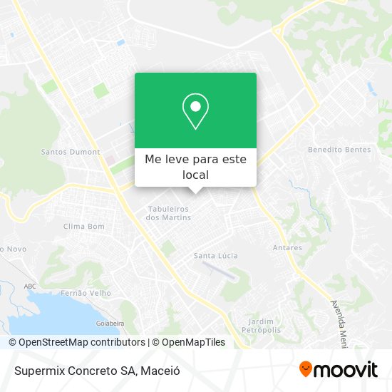 Supermix Concreto SA mapa
