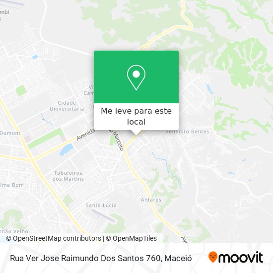Rua Ver Jose Raimundo Dos Santos 760 mapa