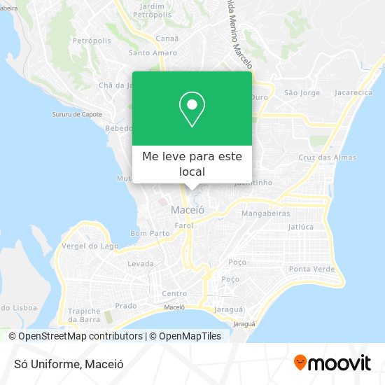 Só Uniforme mapa