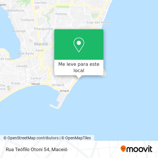 Rua Teófilo Otoní 54 mapa