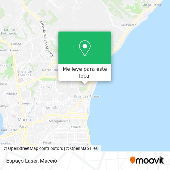 Espaço Laser mapa