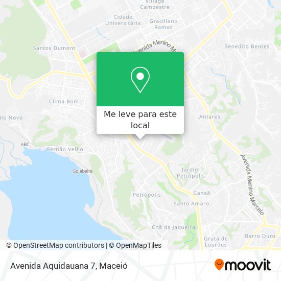 Avenida Aquidauana 7 mapa