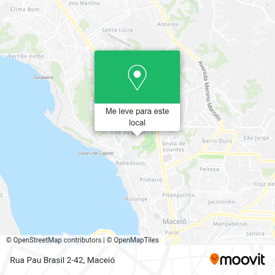 Rua Pau Brasil 2-42 mapa