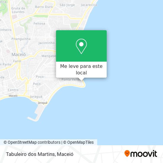Tabuleiro dos Martins mapa