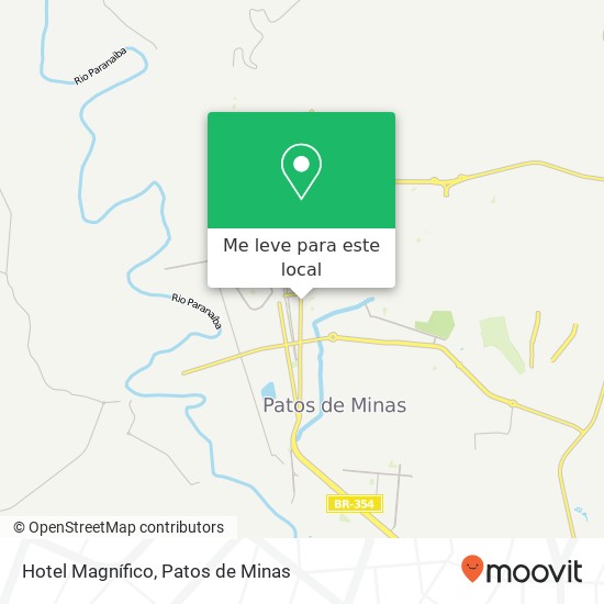 Hotel Magnífico mapa