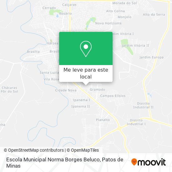 Escola Municipal Norma Borges Beluco mapa