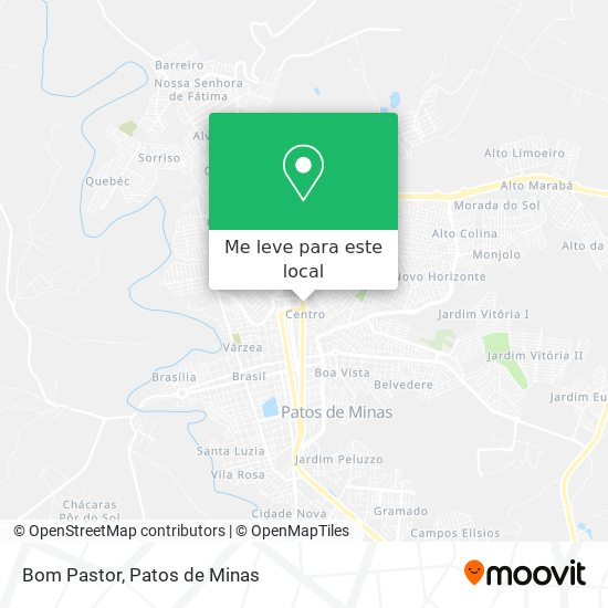 Bom Pastor mapa