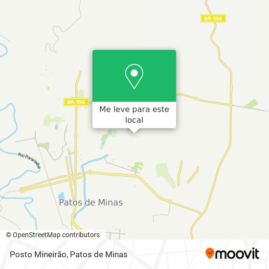 Posto Mineirão mapa
