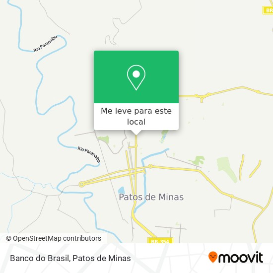 Banco do Brasil mapa