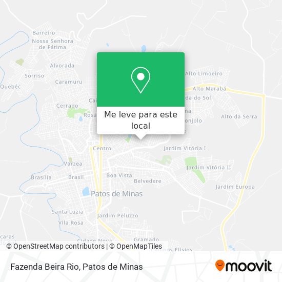 Fazenda Beira Rio mapa