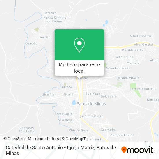 Catedral de Santo Antônio - Igreja Matriz mapa