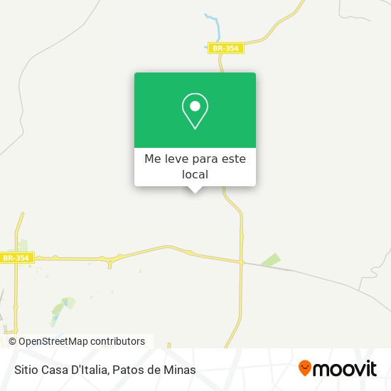 Sitio Casa D'Italia mapa