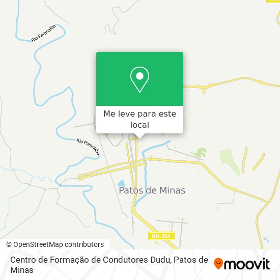 Centro de Formação de Condutores Dudu mapa