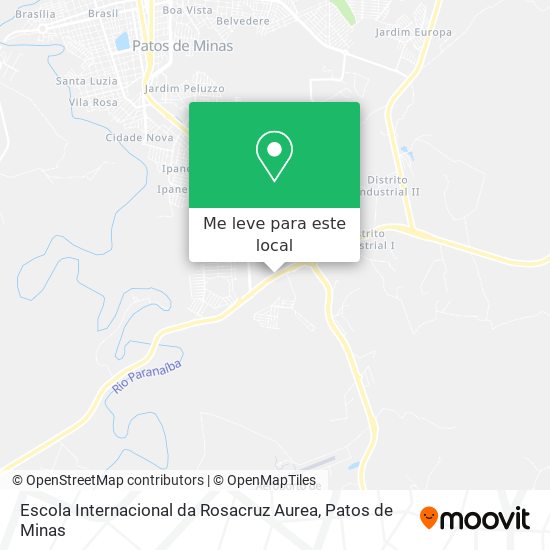 Escola Internacional da Rosacruz Aurea mapa