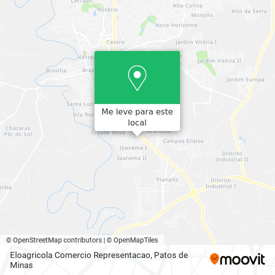 Eloagricola Comercio Representacao mapa