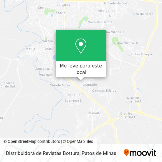 Distribuidora de Revistas Bottura mapa