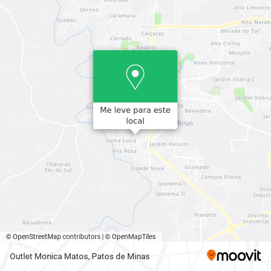 Outlet Monica Matos mapa