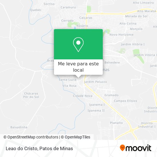 Leao do Cristo mapa