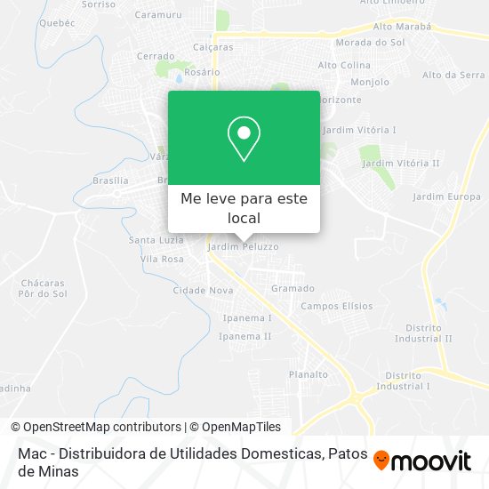 Mac - Distribuidora de Utilidades Domesticas mapa