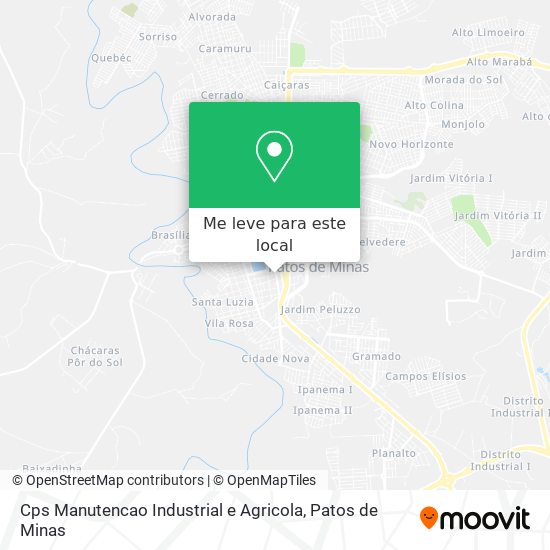 Cps Manutencao Industrial e Agricola mapa