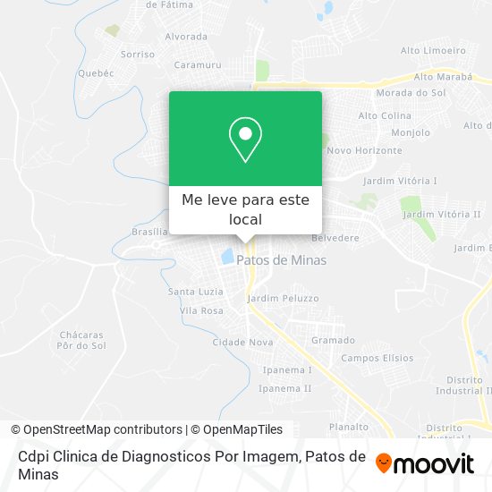 Cdpi Clinica de Diagnosticos Por Imagem mapa