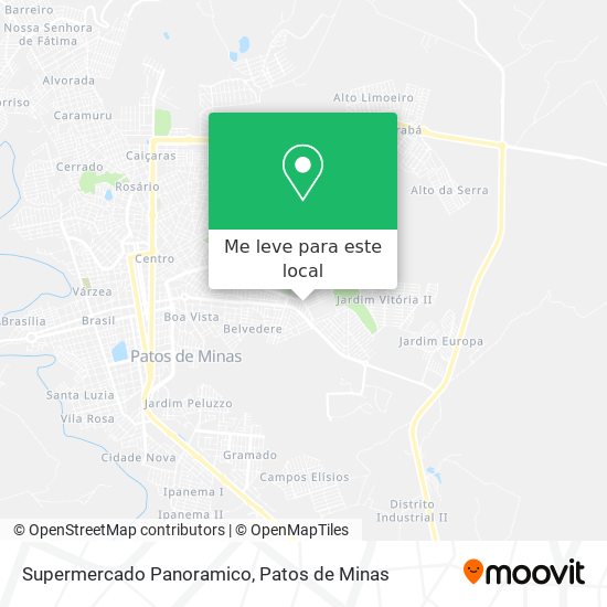 Supermercado Panoramico mapa
