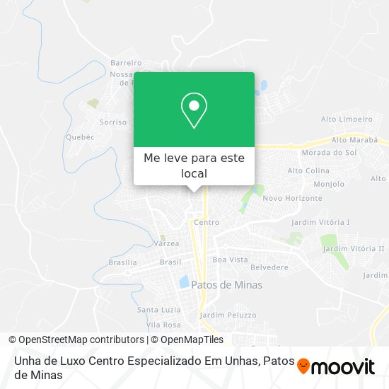 Unha de Luxo Centro Especializado Em Unhas mapa
