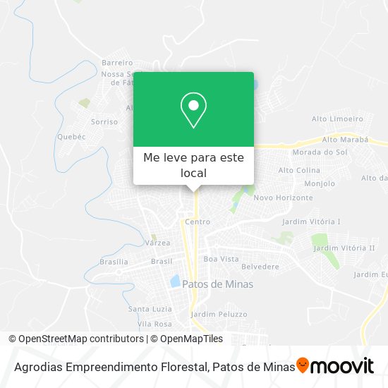 Agrodias Empreendimento Florestal mapa