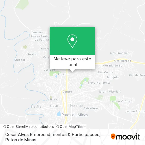 Cesar Alves Empreendimentos & Participacoes mapa